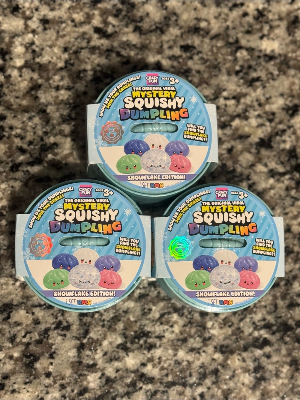 RMS Crunchy Dumpling HTF Snowflake Edition!🩵🥟❄️ From HOBBY LOBBY!